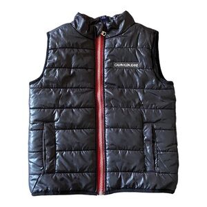 CALVIN KLEIN-BOYS 4T- BLACK PUFFER VEST